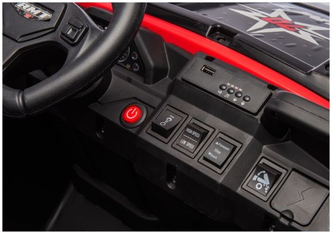 AUTO NA AKUMULATOR TERENOWE XB-1038A 4X200W 6 KÓŁ EVA PILOT LED SKÓRA RADIO
