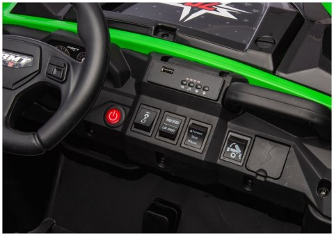 AUTO NA AKUMULATOR TERENOWE XB-1038A 4X200W 6 KÓŁ EVA PILOT LED SKÓRA RADIO