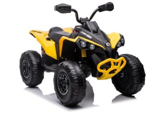 QUAD NA AKUMULATOR DLA DZIECKA 3-5 LAT CAN-AM RENEGATE 4X4 LED EVA SKÓRA PILOT 2.4