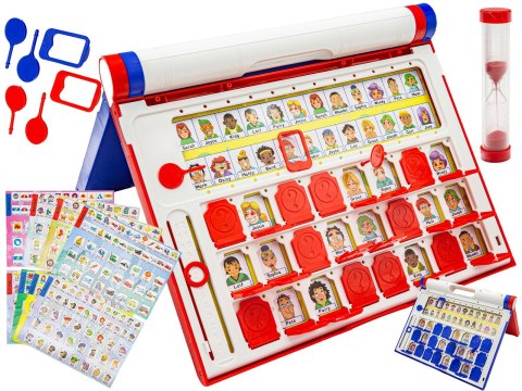 GRA PAMIĘCIOWA EDUKACYJNA RODZINNA ZGADNIJ KTO GUESS WHO TABLICA 8 PLANSZ