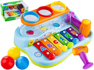 ORGANKI CYMBAŁKI PIANINKO WBIJAK EDUKACYJNY SENSORYCZNY DLA DZIECI PIŁECZKI