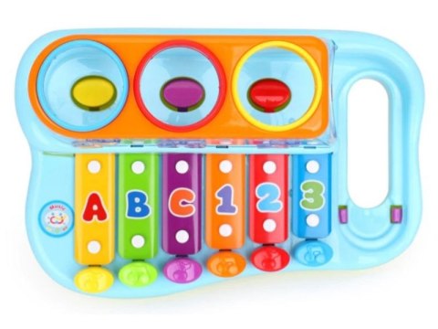 ORGANKI CYMBAŁKI PIANINKO WBIJAK EDUKACYJNY SENSORYCZNY DLA DZIECI PIŁECZKI