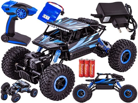 SAMOCHÓD ZDALNIE STEROWANY AUTO RC ROCK CRAWLER 1:18 PILOT 2.4G AKUMULATOR