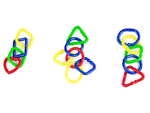 GRA LOGICZNA DLA DZIECI POŁĄCZ OBRĘCZE KSZTAŁTY DZWONEK KARTY PUZZLE RING GAME
