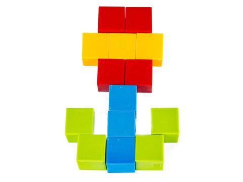 Gra Zręcznościowa Klocki Konstrukcyjne Karty Puzzle