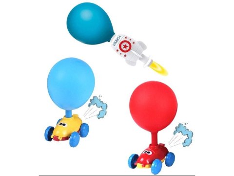 WYRZUTNIA BALONÓW MISIU LATAJĄCE BALONY JEŻDŻĄCE SAMOCHODY 12 BALONÓW ZESTAW