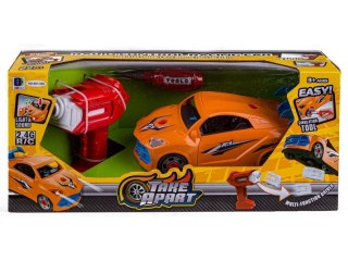 SAMOCHÓD SPORTOWY ZDALNIE STEROWANY AUTO DO ROZKRĘCANIA WKRĘTARKA PILOT 2.4G