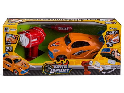 SAMOCHÓD SPORTOWY ZDALNIE STEROWANY AUTO DO ROZKRĘCANIA WKRĘTARKA PILOT 2.4G