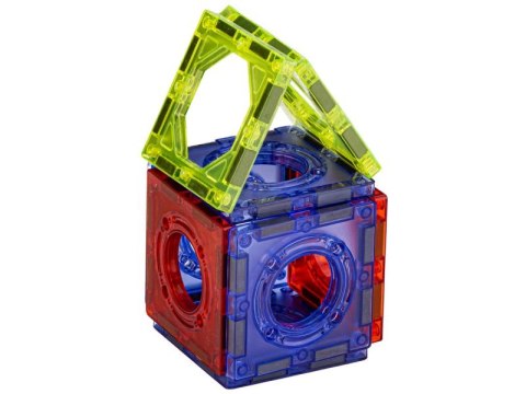 ŚWIECĄCE KLOCKI MAGNETYCZNE TOR KULKOWY ZESTAW DO ZŁOŻENIA 230 EL. KULODROM