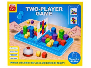 GRA LOGICZNA NA REFLEKS KOLOROWE KOSTKI KLOCKI KARTY TWO PLAYER GAME