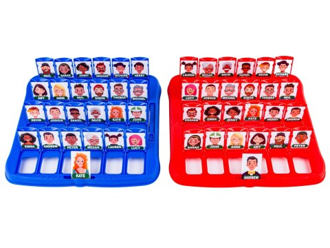 GRA RODZINNA PAMIĘCIOWA LOGICZNA ZGADNIJ KTO? WHO IS IT DLA DWÓCH GRACZY