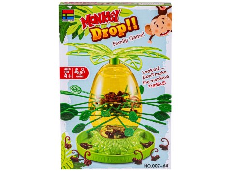 GRA ZRĘCZNOŚCIOWA RODZINNA BIERKI SPADAJĄCE MAŁPKI MONKEY DROP