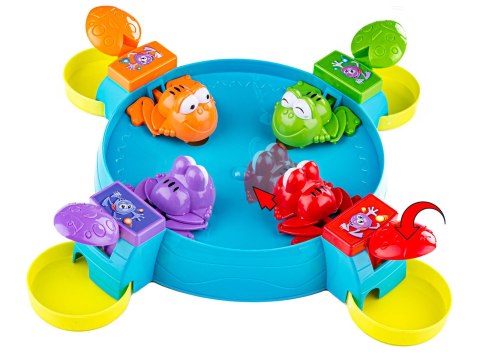 GRA ZRĘCZNOŚCIOWA RODZINNA GŁODNE ŻABKI KARMIENIE ŻABEK FEEDING FROGGIES