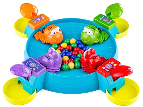 GRA ZRĘCZNOŚCIOWA RODZINNA GŁODNE ŻABKI KARMIENIE ŻABEK FEEDING FROGGIES