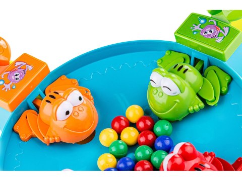 GRA ZRĘCZNOŚCIOWA RODZINNA GŁODNE ŻABKI KARMIENIE ŻABEK FEEDING FROGGIES