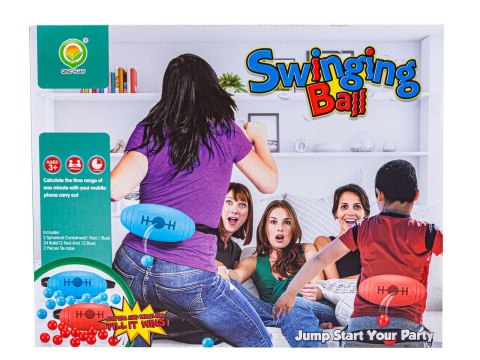 GRA ZRĘCZNOŚCIOWA RODZINNA SWINGING BALL SKACZĄCA PIŁKA WYGINAM ŚMIAŁO CIAŁO