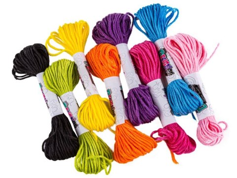 ZESTAW DO TWORZENIA ZAPLATANIA BRANSOLETEK KORALIKI 2 PODKŁADKI AKCESORIA