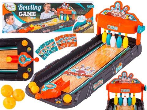 GRA ZRĘCZNOŚCIOWA MINI KRĘGLE DLA DZIECI BOWLING GAME 63CM ZESTAW DO GRY