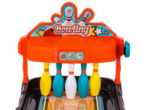 GRA ZRĘCZNOŚCIOWA MINI KRĘGLE DLA DZIECI BOWLING GAME 63CM ZESTAW DO GRY