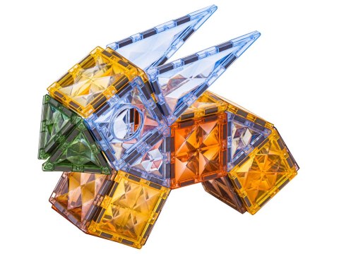 KLOCKI MAGNETYCZNE KONSTRUKCYJNE DIAMENTOWE WIEŻA POJAZDY ZESTAW 100 EL.