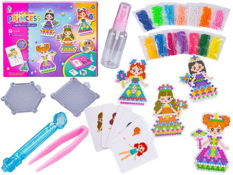 KORALIKI WODNE KSIĘŻNICZKI MAGIC BEADS ZESTAW 1400 KORALIKÓW AKCESORIA