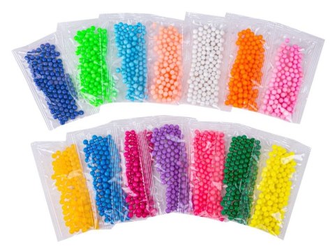 KORALIKI WODNE KSIĘŻNICZKI MAGIC BEADS ZESTAW 1400 KORALIKÓW AKCESORIA