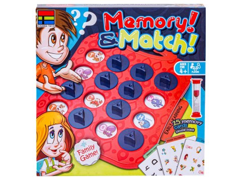 SUPER PAMIĘĆ MEMORY GRA EDUKACYJNA PAMIĘCIOWA DLA DZIECI 15 PLANSZ DWUSTRONNYCH