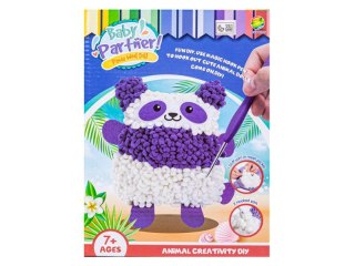 WYSZYWANKA DO SZYCIA PLUSZAK PANDA MASKOTKA PODUSZKA ZESTAW KREATYWNY