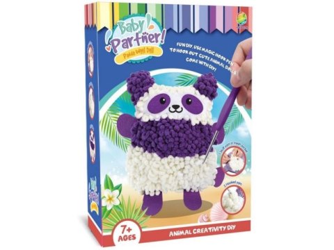 WYSZYWANKA DO SZYCIA PLUSZAK PANDA MASKOTKA PODUSZKA ZESTAW KREATYWNY
