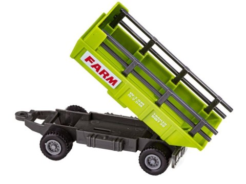 ZESTAW 3 POJAZDÓW ROLNICZYCH 2 TRAKTORY KOMBAJN PRZYCZEPY FARMA RUCHOME EL.