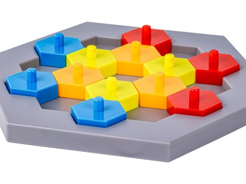 Edukacyjna Gra Logiczna Na Refleks Karty Układanka "Puzzle Chessboard" Klocki + 30 kart
