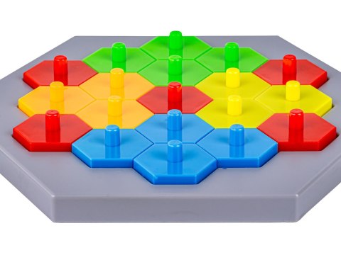 Edukacyjna Gra Logiczna Na Refleks Karty Układanka "Puzzle Chessboard" Klocki + 30 kart