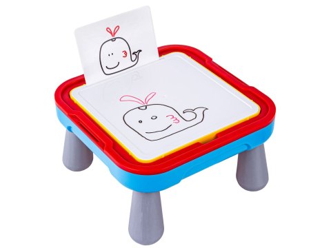 Edukacyjna Tablica Magnetyczna Zmazywalna 2w1 + Długopis