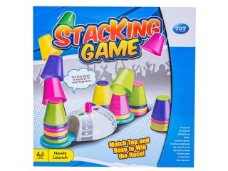 Edukacyjna gra zręcznościowa "Stacking Game" Zbuduj wieżę Układanka Kolorowe kubeczki