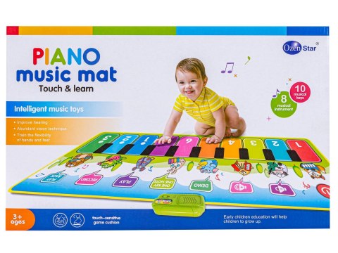 MATA MUZYCZNA EDUKACYJNA PIANINKO DLA DZIECI INSTRUMENTY MUZYKA NAGRYWANIE