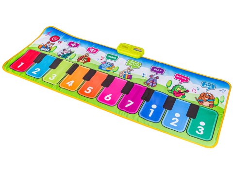 MATA MUZYCZNA EDUKACYJNA PIANINKO DLA DZIECI INSTRUMENTY MUZYKA NAGRYWANIE