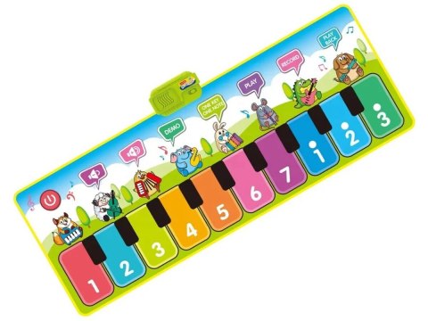 MATA MUZYCZNA EDUKACYJNA PIANINKO DLA DZIECI INSTRUMENTY MUZYKA NAGRYWANIE