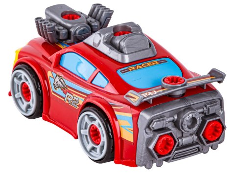 SAMOCHÓD DO ROZKRĘCANIA 3W1 TUNING MONSTER TRUCK WKRĘTARKA ZESTAW KONSTRUKCYJNY