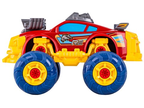 SAMOCHÓD DO ROZKRĘCANIA 3W1 TUNING MONSTER TRUCK WKRĘTARKA ZESTAW KONSTRUKCYJNY