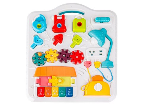 STOLIK INTERAKTYWNY MANIPULACYJNY DLA DZIECI PIANINKO MELODIE BUSY BOARD