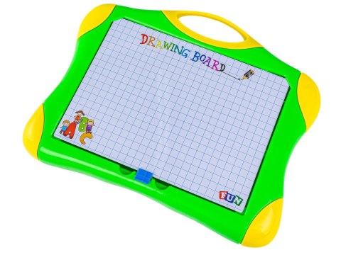 Wielofunkcyjna tablica magnetyczna 2w1 Pisak Magnesy - literki cyferki