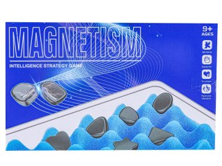 GRA STRATEGICZNA SZACHY KAMIENIE MAGNETYCZNE MAGNETIC CHESS Z PODKŁADKĄ