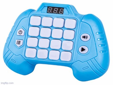 GRA ZRĘCZNOŚCIOWA EDUKACYJNA MEMORY GAMEPAD KONTROLER PAD ŚWIATŁA DŹWIĘKI