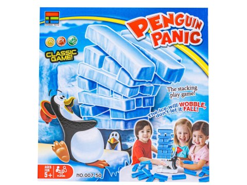GRA ZRĘCZNOŚCIOWA NA REFLEKS ZBUDUJ WIEŻĘ PENGUIN PANIC PINGWINKOWA WIEŻA