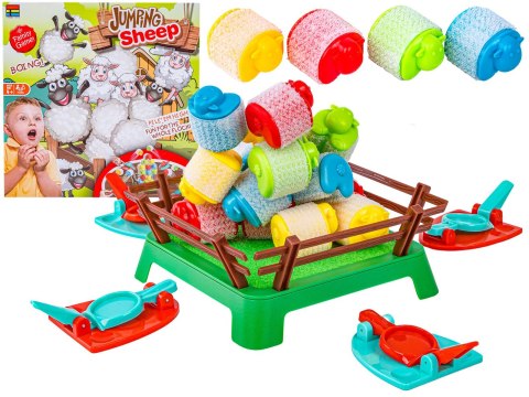 GRA ZRĘCZNOŚCIOWA RODZINNA SKACZĄCE OWCE PCHEŁKI JUMPING SHEEP WYRZUTNIE