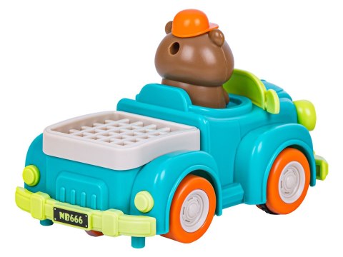 GRA ZRĘCZNOŚCIOWA RODZINNA SPADAJĄCE KRZEŁA NA SAMOCHODZIE RUCHOMY CEL AUTO