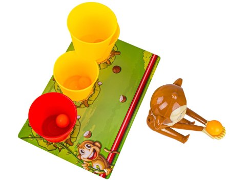 GRA ZRĘCZNOŚCIOWA RODZINNA SZALONA MAŁPKA RZUCANIE DO CELU KARTY CRAZY MONKEY