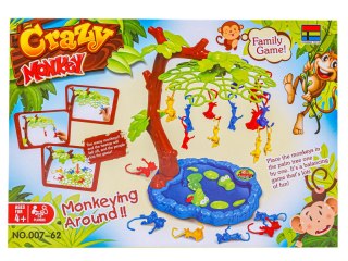 Gra zręcznościowa Crazy Monkey SPADAJĄCE MAŁPKI Skaczące Małpy Drzewko