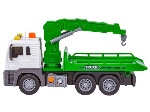 LAWETA CIEŻARÓWKA INTERAKTYWNA DŹWIG TRANSPORTER PLUS AUTKO DŹWIĘKI ŚWIATŁA