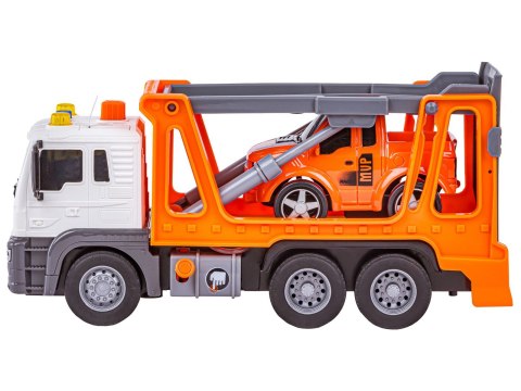 LAWETA CIEŻARÓWKA INTERAKTYWNA TRANSPORTER PLUS AUTKO DŹWIĘKI ŚWIATŁA